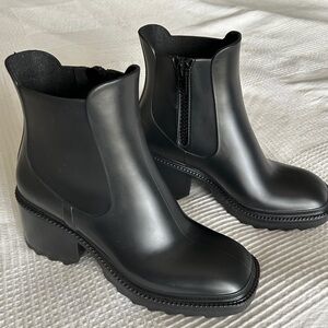 INC Women’s Eadin Block Heel Rain Boots